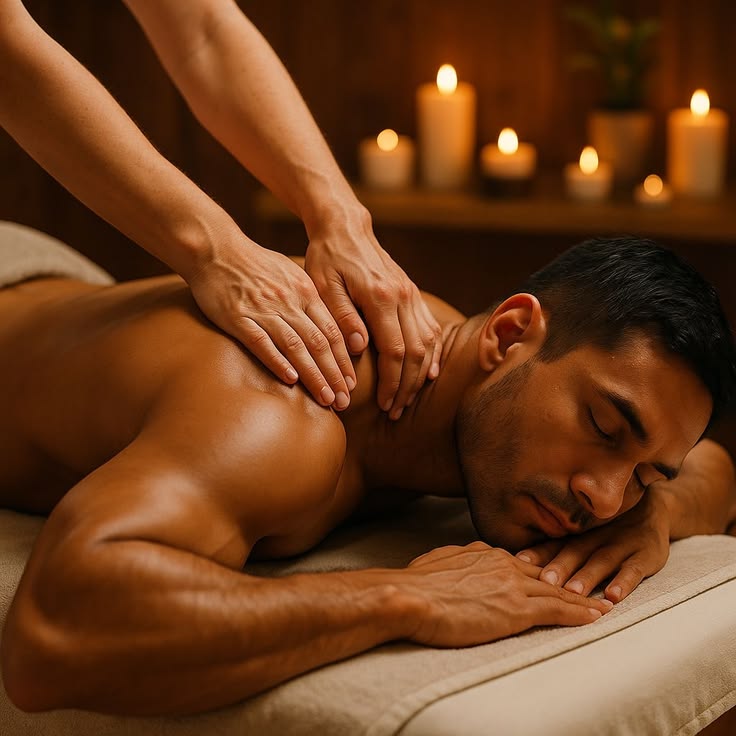 Close-up of therapeutic muscle relaxation technique in Miyapur